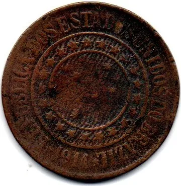 1911 - 40 Réis - Moeda Brasil