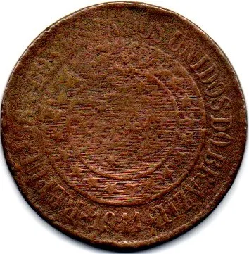 1911 - 40 Réis - Moeda Brasil