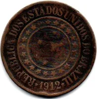 1912 - 40 Réis - Moeda Brasil