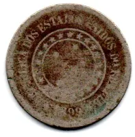 1899 - 100 Réis - Moeda Brasil