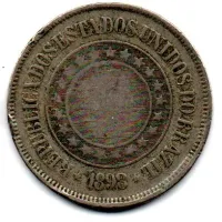 1898 - 200 Réis - Moeda Brasil