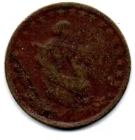 1924 - 1000 Réis - Falsa de Época - Moeda Brasil - Foto 2