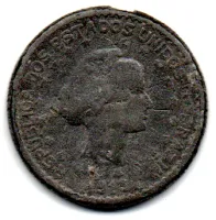 1913 - 1000 Réis - Falsa de Época - Moeda Brasil