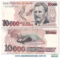 C225 - 10000 Cruzeiros (Vital Brazil) - Fe