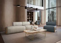 SOFÁ CHAISE VOGUE CURVE LADO DIREITO  140m - Foto 2