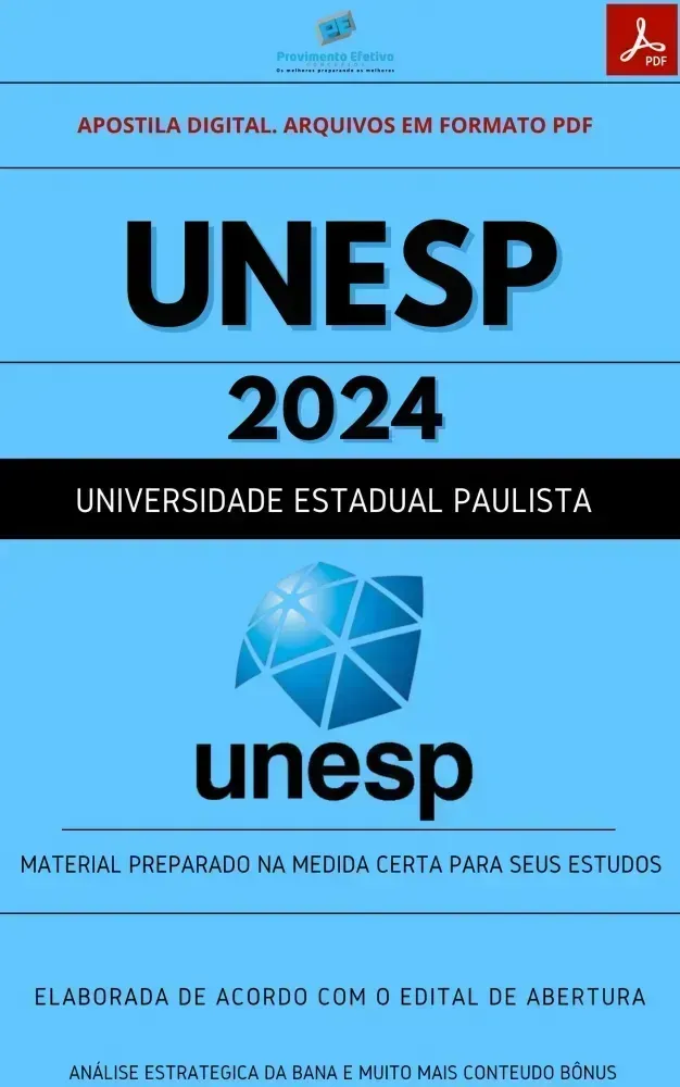 Apostila UNESP 2024 CONTADOR