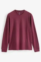 Camiseta GAP Everyday Soft Manga Longa Masculina Mostarda  - Foto 2