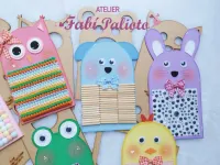 G1.748 Gabarito de Moldes  em MDF  Coleção Texturinhas  - Foto 3