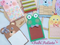 G1.748 Gabarito de Moldes  em MDF  Coleção Texturinhas  - Foto 4