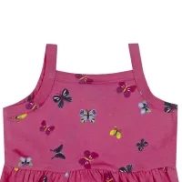 Vestido Infantil Rovitex Borboleta Feminino-Vermelho - Foto 4