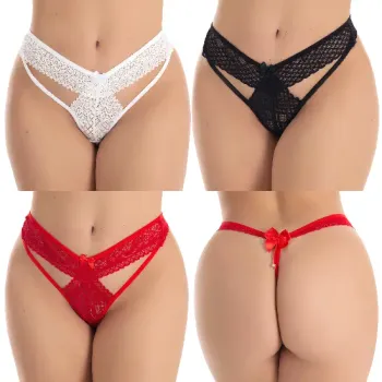 Calcinha Angélica em Renda com Tule - PT285