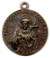 Medalha - São Francisco de Assis Rogae P. Nós