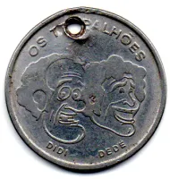 Medalha - Os Trapalhões - C/ Furo - Foto 2