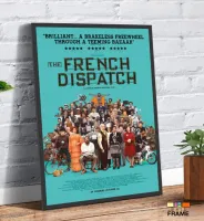 Quadro Poster Filme  A Crônica Francesa (2021) - Foto 3