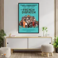 Quadro Poster Filme  A Crônica Francesa (2021) - Foto 4