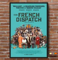 Quadro Poster Filme  A Crônica Francesa (2021) - Foto 5