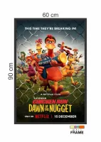 Quadro Poster Filme  A Fuga das Galinhas A Ameaça dos Nuggets (2023) - Foto 2