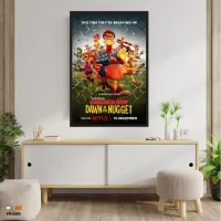 Quadro Poster Filme  A Fuga das Galinhas A Ameaça dos Nuggets (2023) - Foto 4