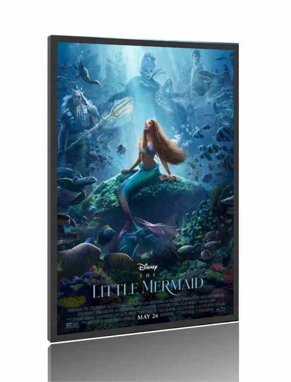 Quadro Poster Filme  A Pequena Sereia (2023) Imagem