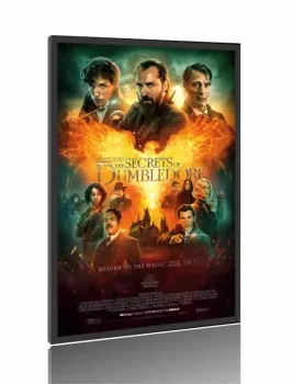 Quadro Poster Filme  Animais Fantásticos Os Segredos de Dumbledore (2022)