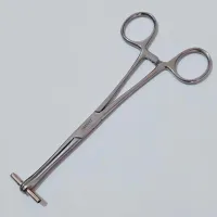 Pinça em Aço Cirúrgico - Modelo SEPTO TAMBOR LONGO