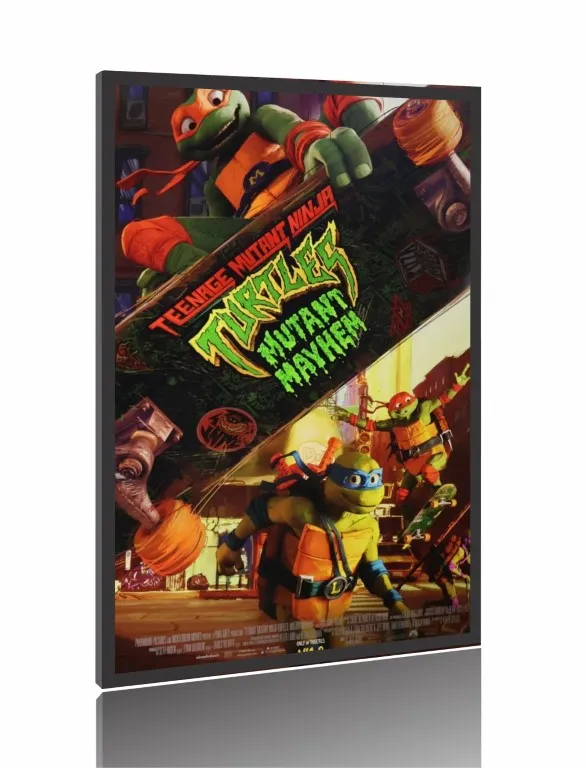 Quadro Poster Filme  As Tartarugas Ninja Caos Mutante (2023) Imagem