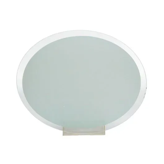 PORTA RETRATO VIDRO OVAL 24,5X20CM