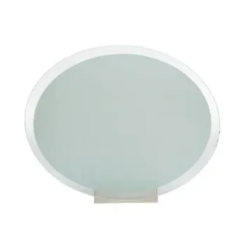 PORTA RETRATO VIDRO OVAL 24,5X20CM