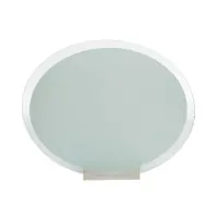 PORTA RETRATO VIDRO OVAL 24,5X20CM