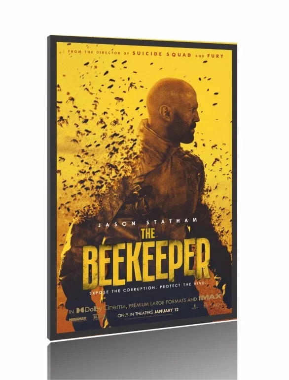 Quadro Poster Filme  Beekeeper Rede de Vingança (2024) Imagem