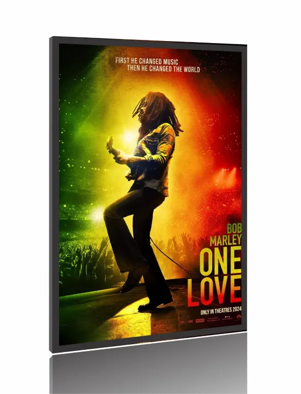 Quadro Poster Filme  Bob Marley One Love (2024) Imagem