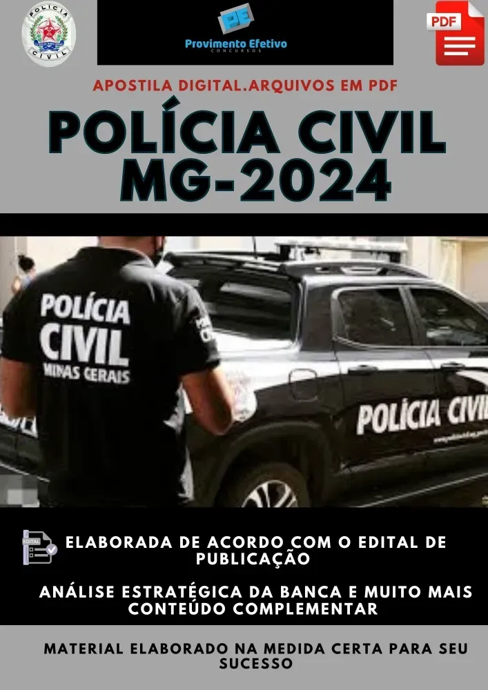 Apostila Polícia Civil MG Médico Legista 2024