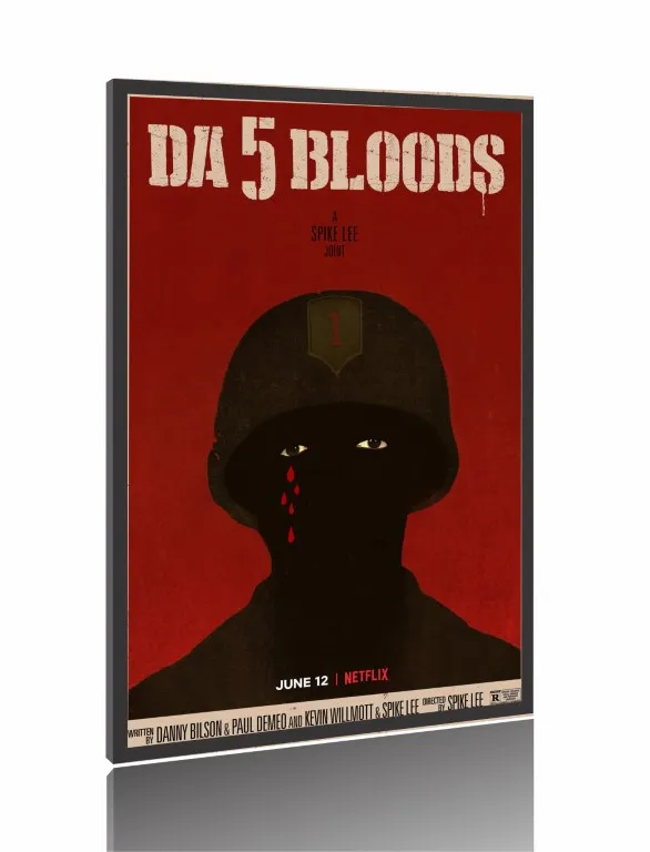 Quadro Poster Filme  Destacamento Blood (2020) Imagem