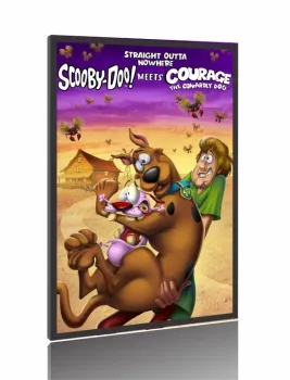 Quadro Poster Filme  Diretamente de Lugar Nenhum Scooby-Doo! Encontra Coragem (2021)