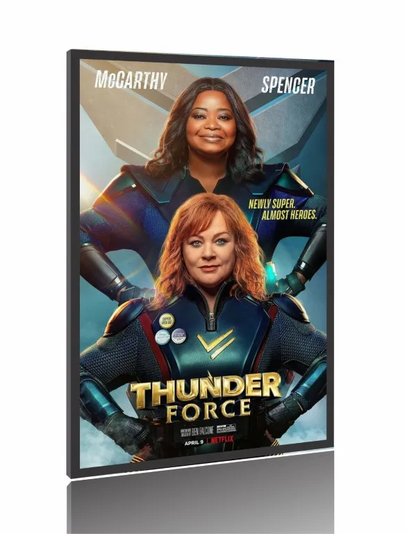 Quadro Poster Filme  Esquadrão Trovão (2021) Imagem