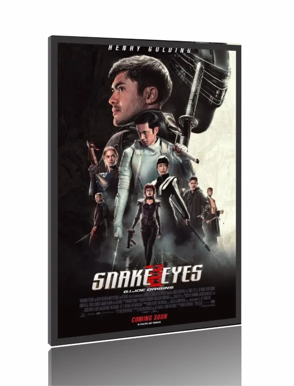 Quadro Poster Filme  G.I. Joe Origens Snake Eyes (2021) Imagem