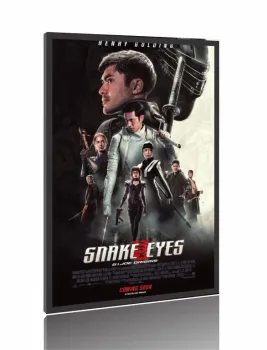 Quadro Poster Filme  G.I. Joe Origens Snake Eyes (2021)