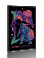 Quadro Poster Filme  Godzilla e Kong O Novo Império (2024)