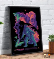 Quadro Poster Filme  Godzilla e Kong O Novo Império (2024) - Foto 3
