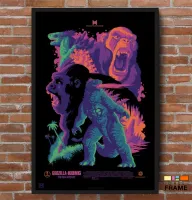 Quadro Poster Filme  Godzilla e Kong O Novo Império (2024) - Foto 5