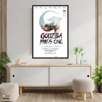 Quadro Poster Filme  Godzilla Minus One (2023) - Foto 4