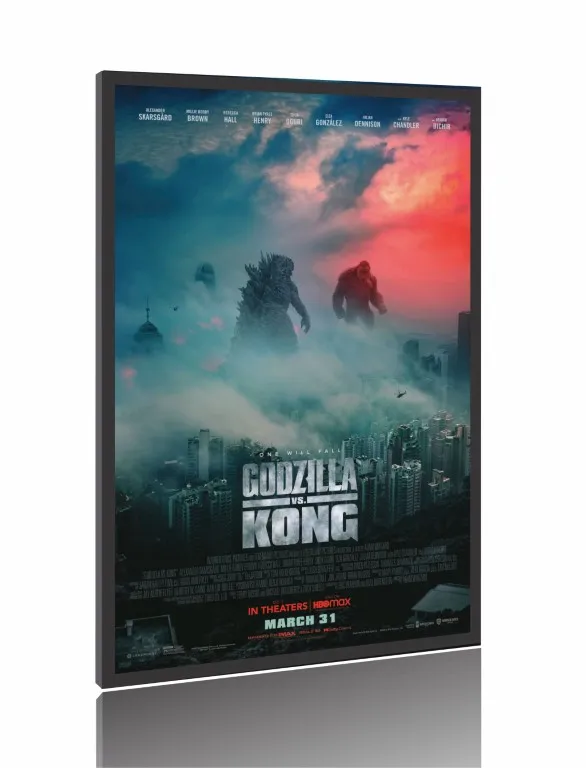 Quadro Poster Filme  Godzilla vs. Kong (2021) Imagem