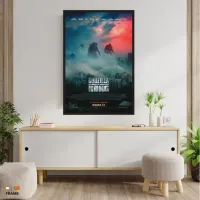 Quadro Poster Filme  Godzilla vs. Kong (2021) - Foto 4