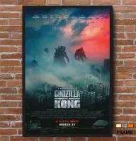 Quadro Poster Filme  Godzilla vs. Kong (2021) - Foto 5