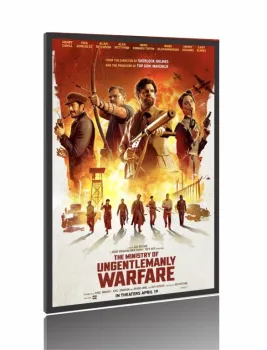 Quadro Poster Filme  Guerra Sem Regras (2024)