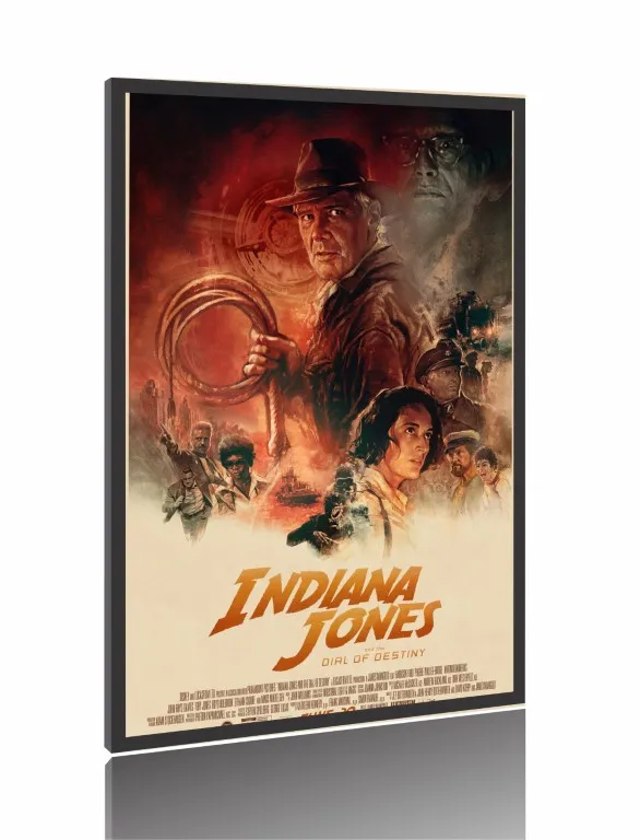 Quadro Poster Filme  Indiana Jones e A Relíquia do Destino (2023) Imagem
