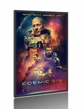 Quadro Poster Filme  Invasão Cósmica (2021)