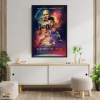 Quadro Poster Filme  Invasão Cósmica (2021) - Foto 4