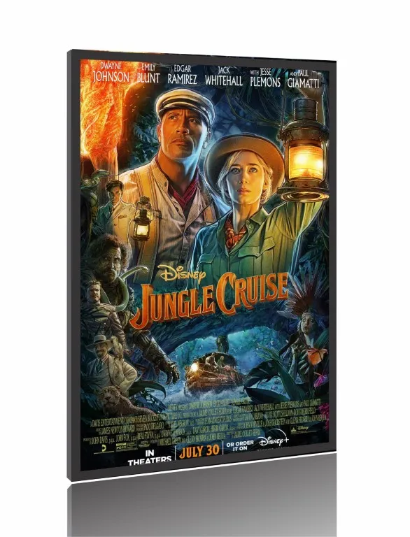 Quadro Poster Filme  Jungle Cruise (2021) Imagem