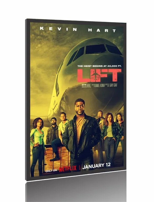 Quadro Poster Filme  Lift Roubo nas Alturas (2024) Imagem